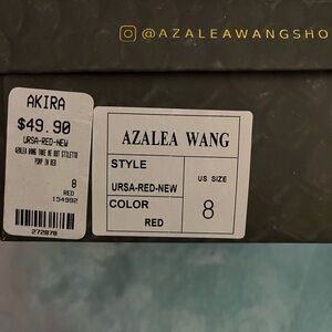 Azalea Wang Red Stiletto Pumps